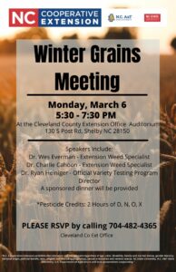 Cover photo for 2023 Winter Grains Meeting