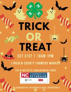 Cover photo for Trick or Treating at Lincoln County Farmers Market