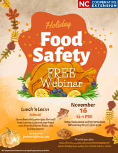 Holiday Food Safety Webinar