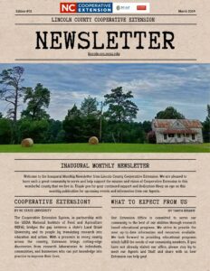 1st page of March Newsletter