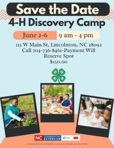 Cover photo for Lincoln County 4H Discovery Camp