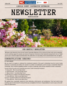 Cover Page of June 2025 Newsletter