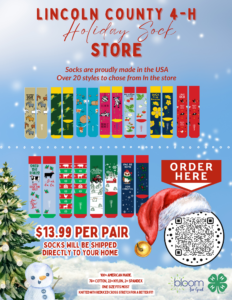 Cover photo for Lincoln County Holiday 4H Sock Fundraiser!!